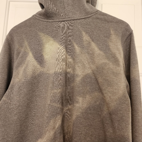 North Face Red Pullover Hoodie Size L - Picture 4 of 9